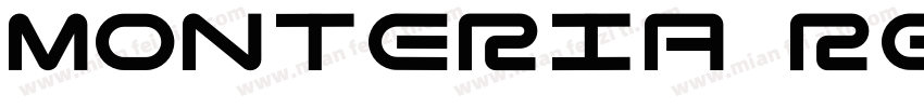 Monteria Regular字体转换